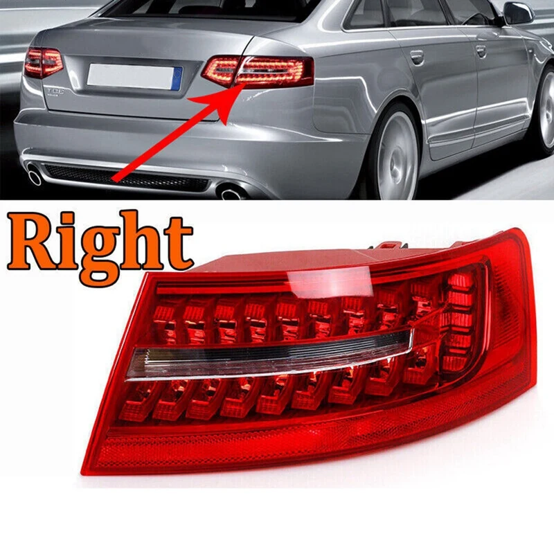 

Outer LED Tail Light For A6 C6 Sedan 2009 2010-2011 Rear Brake Stop Lamp