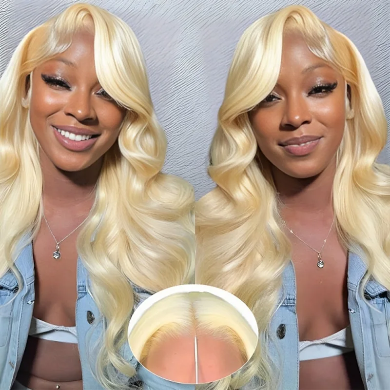 

30 40 Inch 613 Honey Blonde Body Wave 200 Density 13x6 HD Lace Front Human Hair Wigs 13x4 HD Glueless Lace Frontal Wig For Women