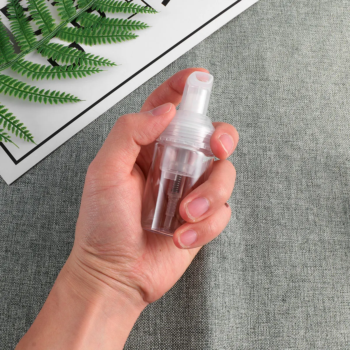 

5 Pcs Refillable Bottles Portable Containers for Shampoo Body Wash Lotions Dispenser Empty Bottle Travel Size Foam Pump Safe