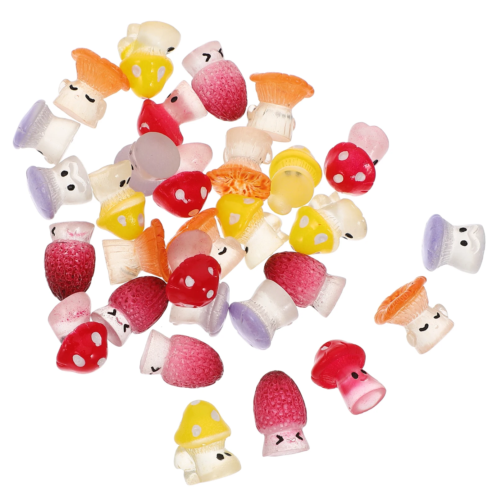 

30 Pcs Mushroom Decorations Mini L Garden Aquarium Mushroom Garden Decor CraftsMushroomGardening Supplies