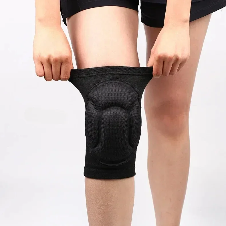 

Breathable Sports Knee Brace Volleyball Honeycomb Shockproof Knee Pads Collision Elastic Knee Compression Sleeve Protector Gear