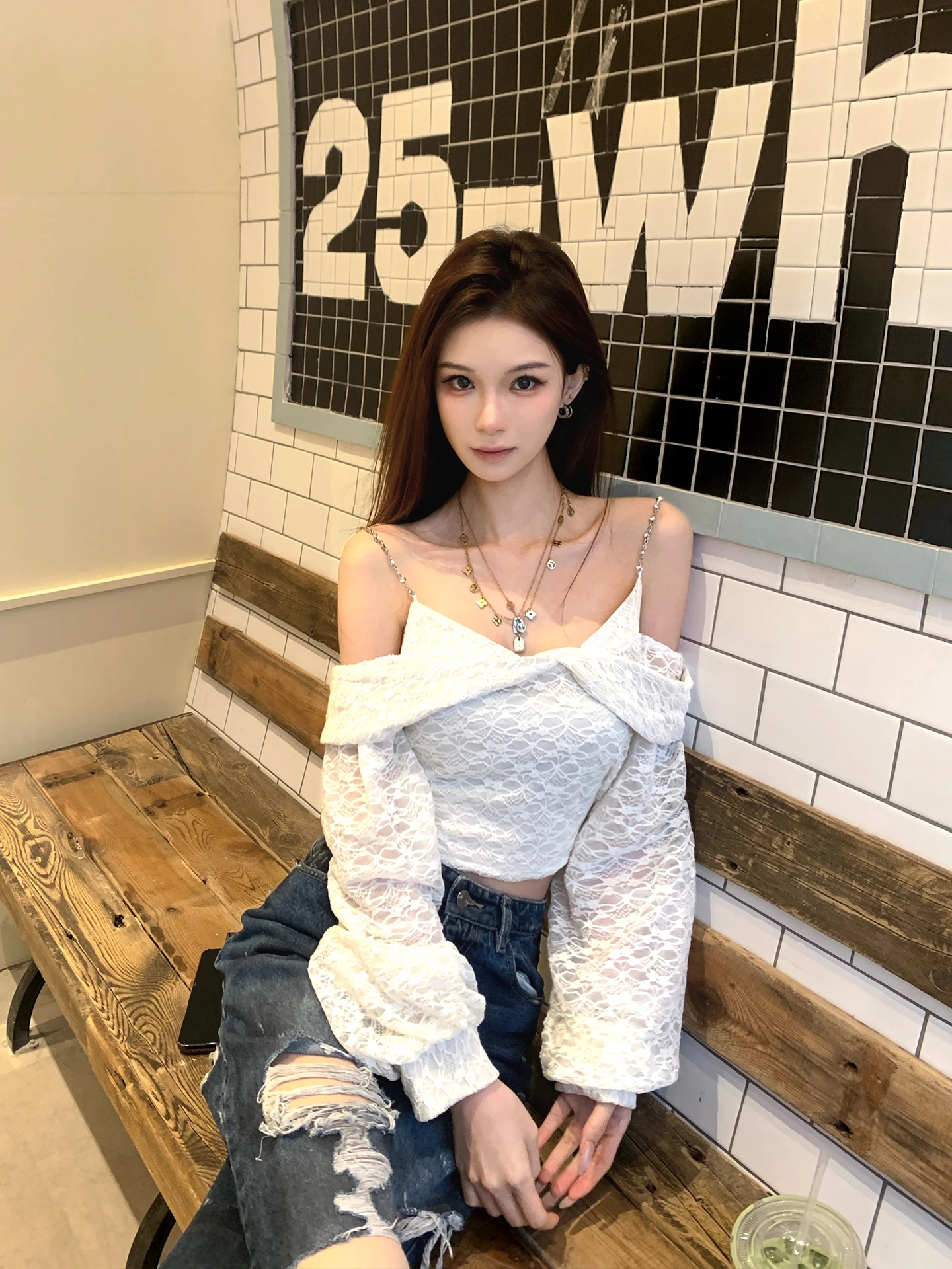 

Модный кружевной топ-бюстье Sweet Simp Cake Sweet Desire Factor High Fashion Daily Inner Design Sensation для женщин