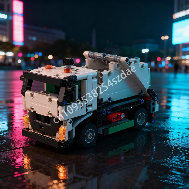 406pcs MOC Skip Loader Truck Technical Model Building Blocks Toys Architecture Idea Education Brick Christmas Gift Birthday