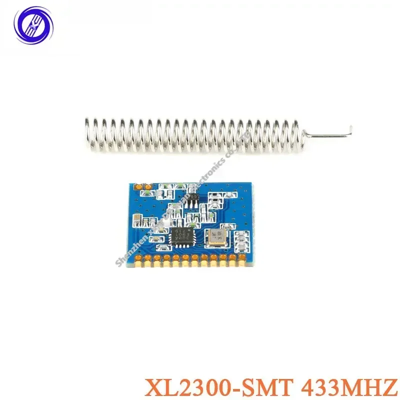 1Pcs CMT2300A 433MHz LoRa Wifi Wireless Transceiver Module SI4438 SI4432 RF Transmitter Receiver Spring Antenna Distance 1000m