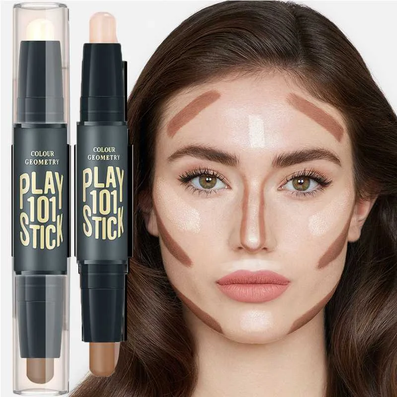 1 pz crema fondotinta Base trucco professionale di alta qualità per il contorno correttore viso per la bellezza Bronzer viso