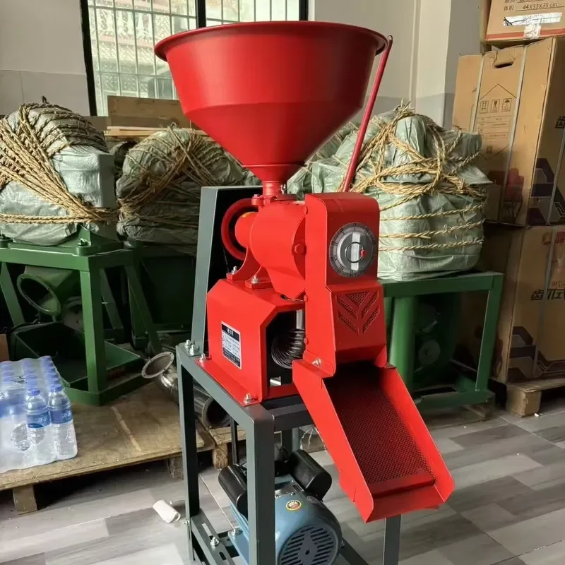 Mini Portable Grain Processing Rice Milling Machine Mill Millet Peeling Rice Husking Machine