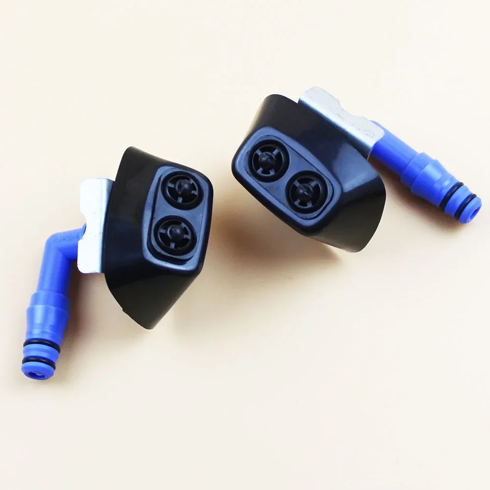 Car Styling 2PCS Left Right Headlamp Headlight Washer Sprayer Nozzle Jet & Clip for Saab 9-3 93 2003-2012 12803972 128039723