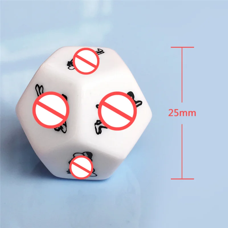 Bdsm Adult Games 12 Sides Sex Dice Sexual Love Toys Bondage Erotic Accessories Posture Dice Sexy Toy for Couples Women Men Gay