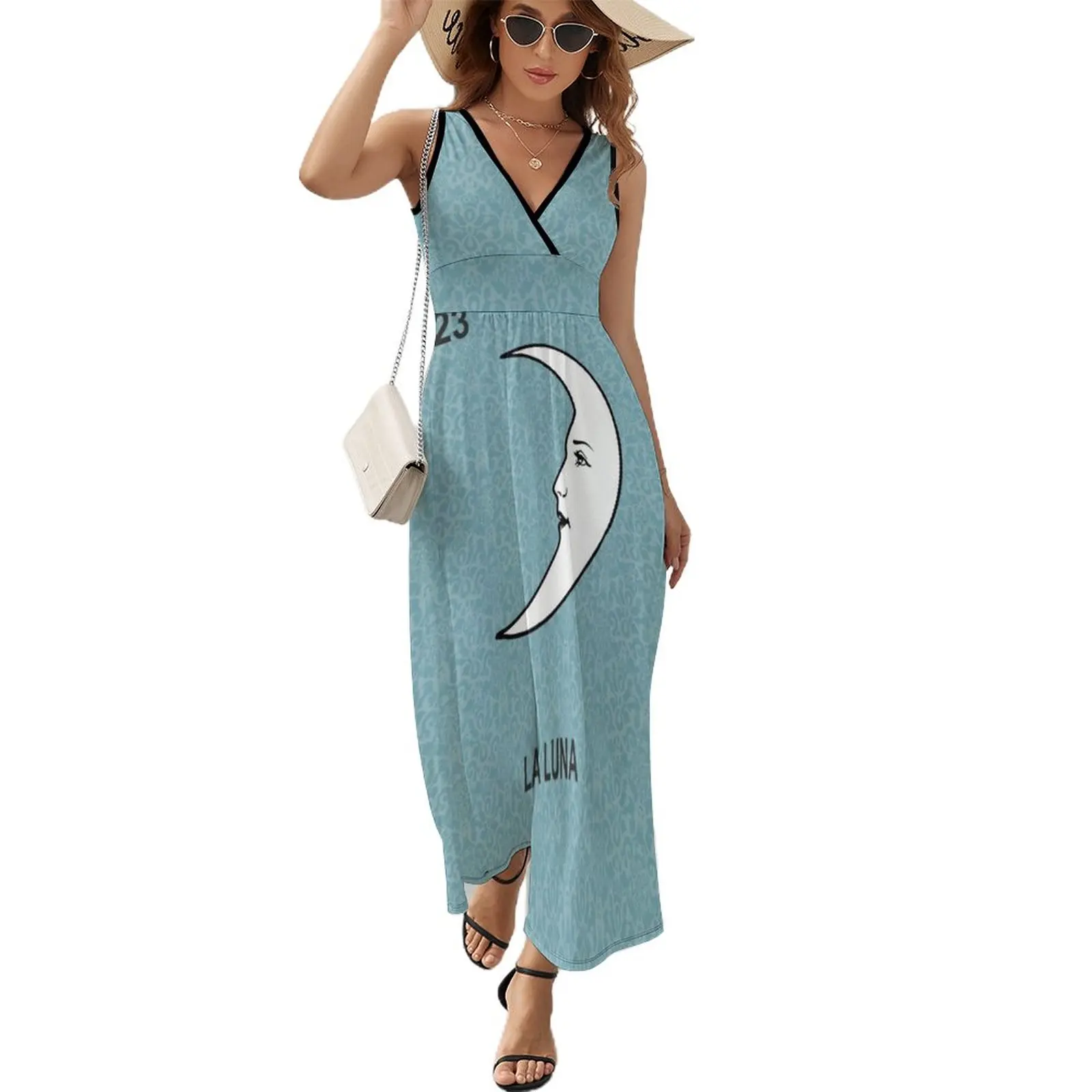 

La Luna Lotería Sleeveless Dress birthday dress for women ceremony dresses dresses for women 2024 luxury designer party