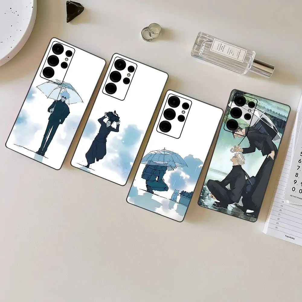 Supernatural Anime Jujutsu Kaisen Phone Case For Samsung S 24 Fe 25 Ultra Plus 20 Lite 21 30 22 23 24 22 Ultra 5G Fundas