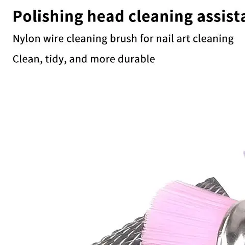 ネイルドリルビットクリーニングブラシクリーナー電動爪やすりフライスカッターダストリムーバードリルアクセサリーネイルアートツールポリッシャー