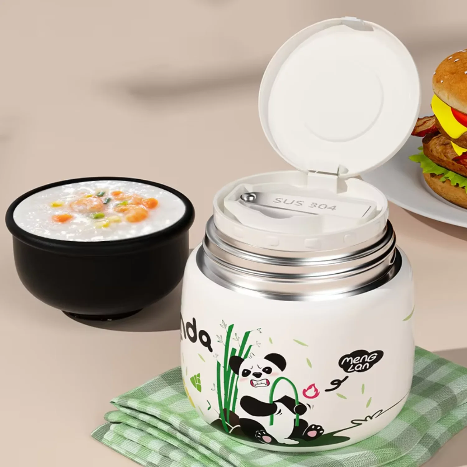 Wholesale Stainless  Vacuum Insulated Food Jar Kids Thermos Lunch  for Hot Food