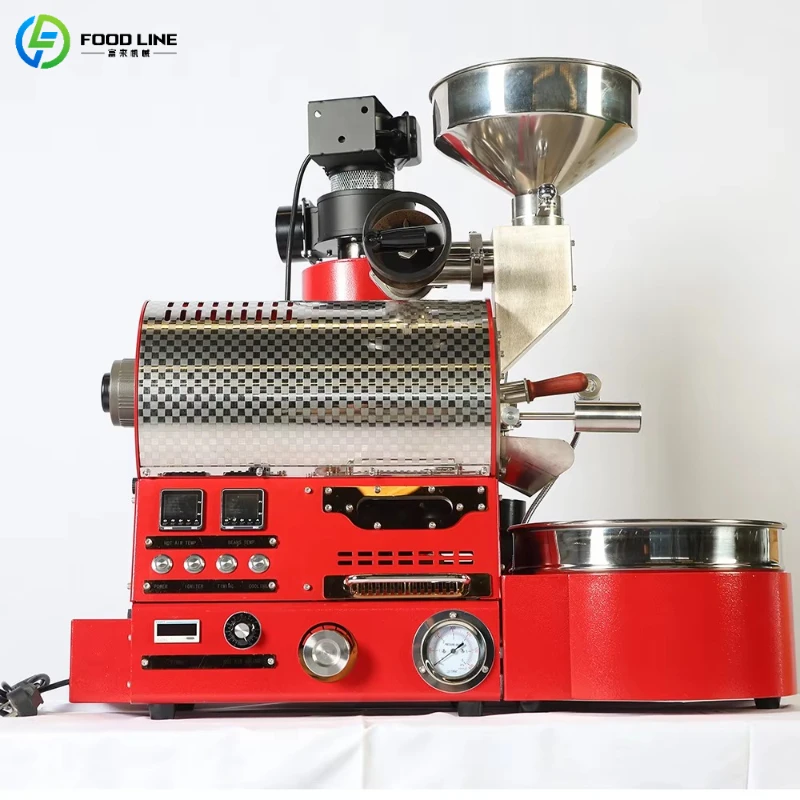 Customized 1kg 2kg 3kg Basic Coffee Roaster Simple Function Coffee Bean Roaster Easy Learning Coffee Roasting Machine