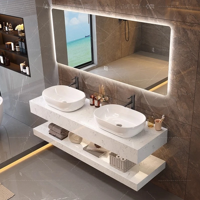 المرحاض فوق خزانة الحمام الأبيض بالوعة جدار العطور الحديثة مرآة خزانة حمام ضئيلة العناية بالبشرة Gabinete الأثاث العصري #6