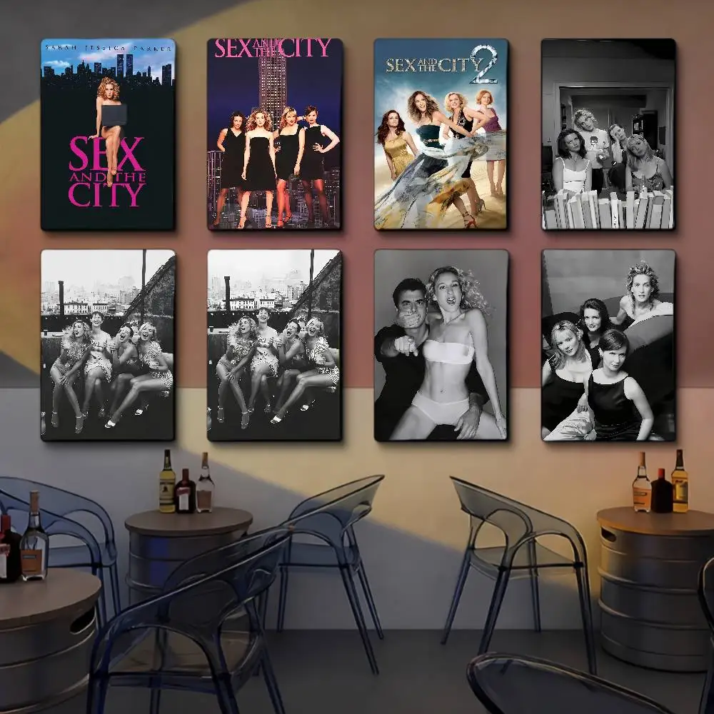 HOT TV Sex And The City Poster Posters Decorative Paintings Study Bedroom Bar Background Wall Murals Gifts