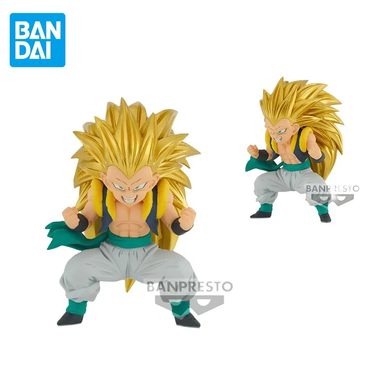 

Bandai Dragon Ball Z оригинальная Аниме Фигурка готенкс детские игрушки Коллекционная модель украшения для мальчиков девочек подарок на день рождения настольные куклы