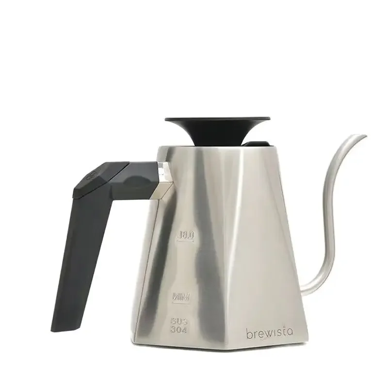 Brewista X Series Gooseneck Stovetop Kettle 800ML Coffee Kettle Stainless Steel Heat Teapot Hand Dripper Gooseneck Kettle