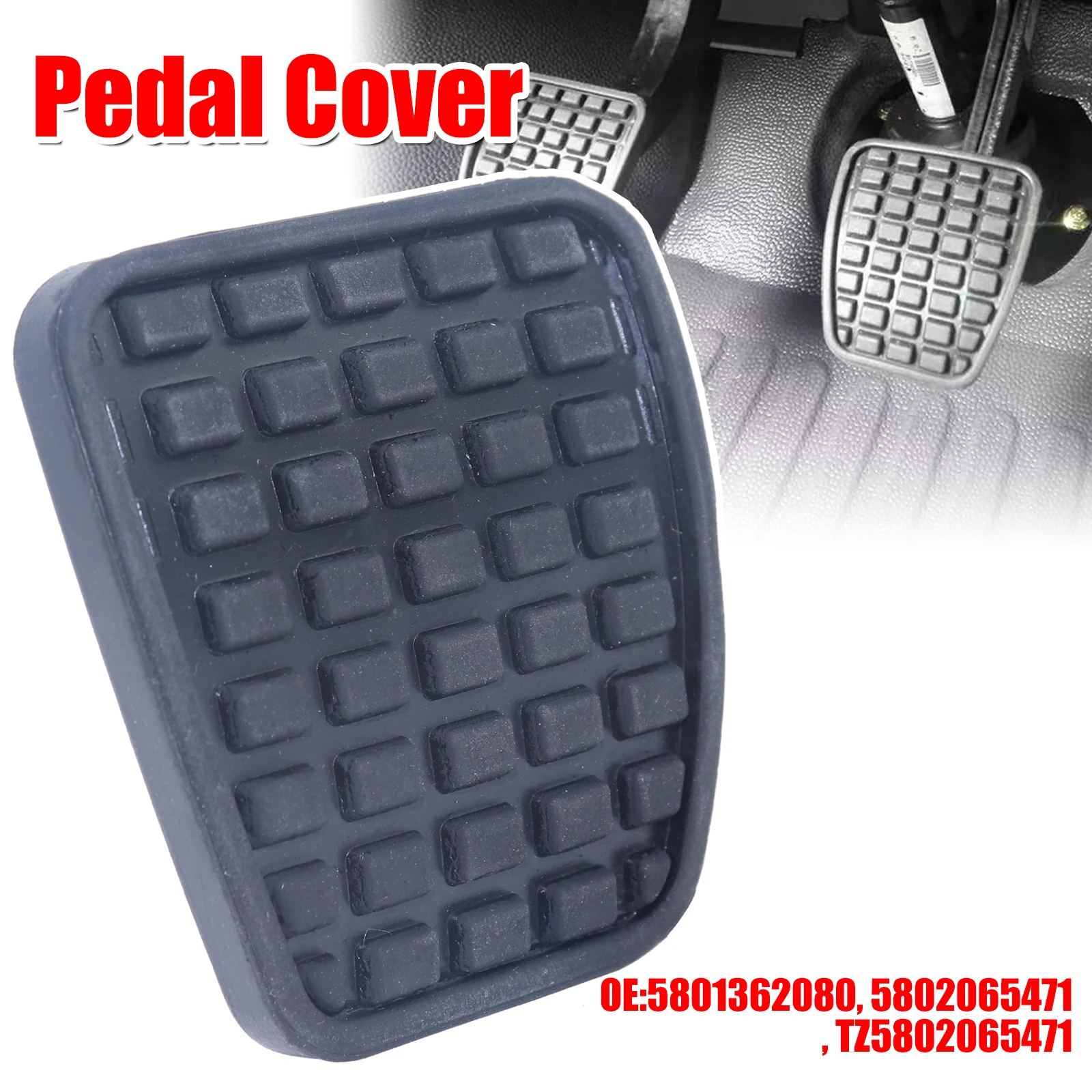 

For Iveco Daily V VI VII VIII Brake Clutch Pedal Cover Rubber Cap Manual Anti-Slip Pad Casing 5802065471 Replacement Parts 2011
