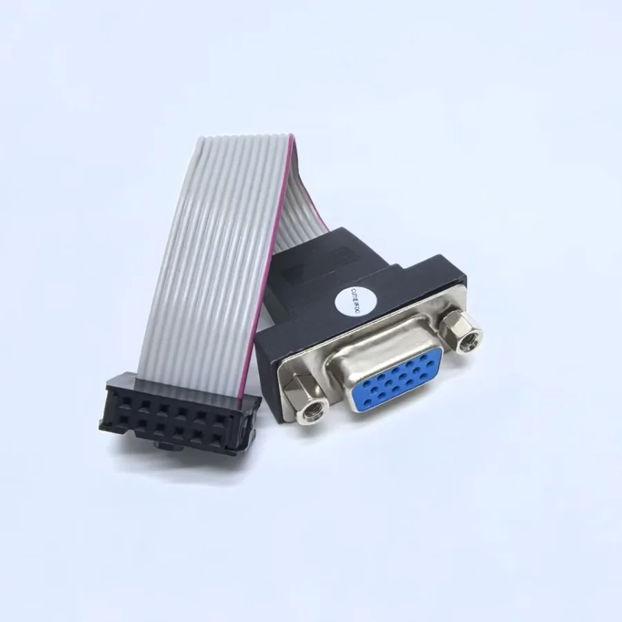 Carte graphique de carte mère DB CRT VGA, Interface 2.54mm FC-12P 12 broches femelle à 15 broches, support de boîtier hôte, câble d'extension GPU