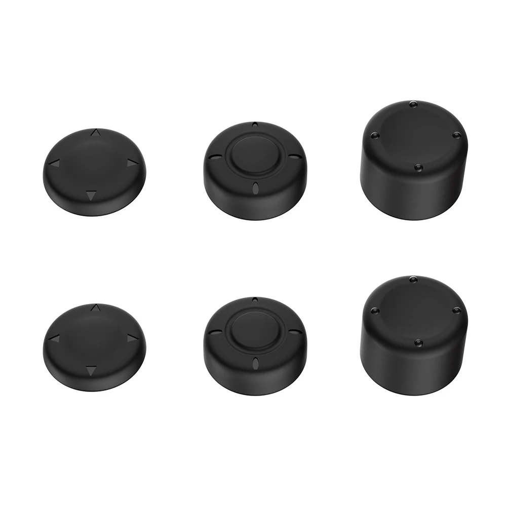 6 قطعة سيليكون Thumbsticks عصا التحكم غطاء تغليف استبدال ThumbStick قبضة غطاء تغليف عصا قبعات Thumbstick قبضة غطاء للتبديل 2
