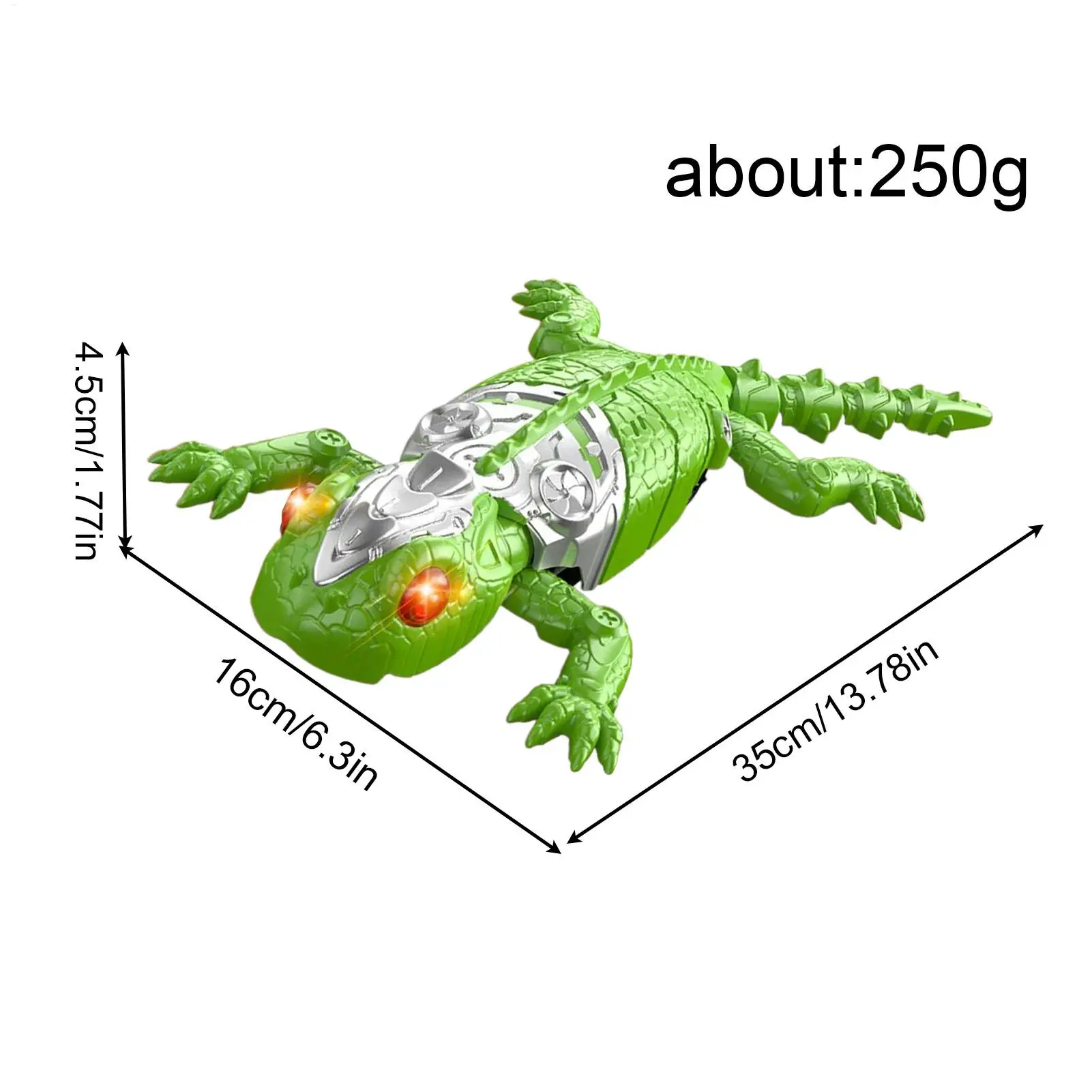 Brinquedo lagarto rc robô de controle remoto gecko rastejando na parede teto para crianças meninos meninas aniversário ano novo novidade festa presente