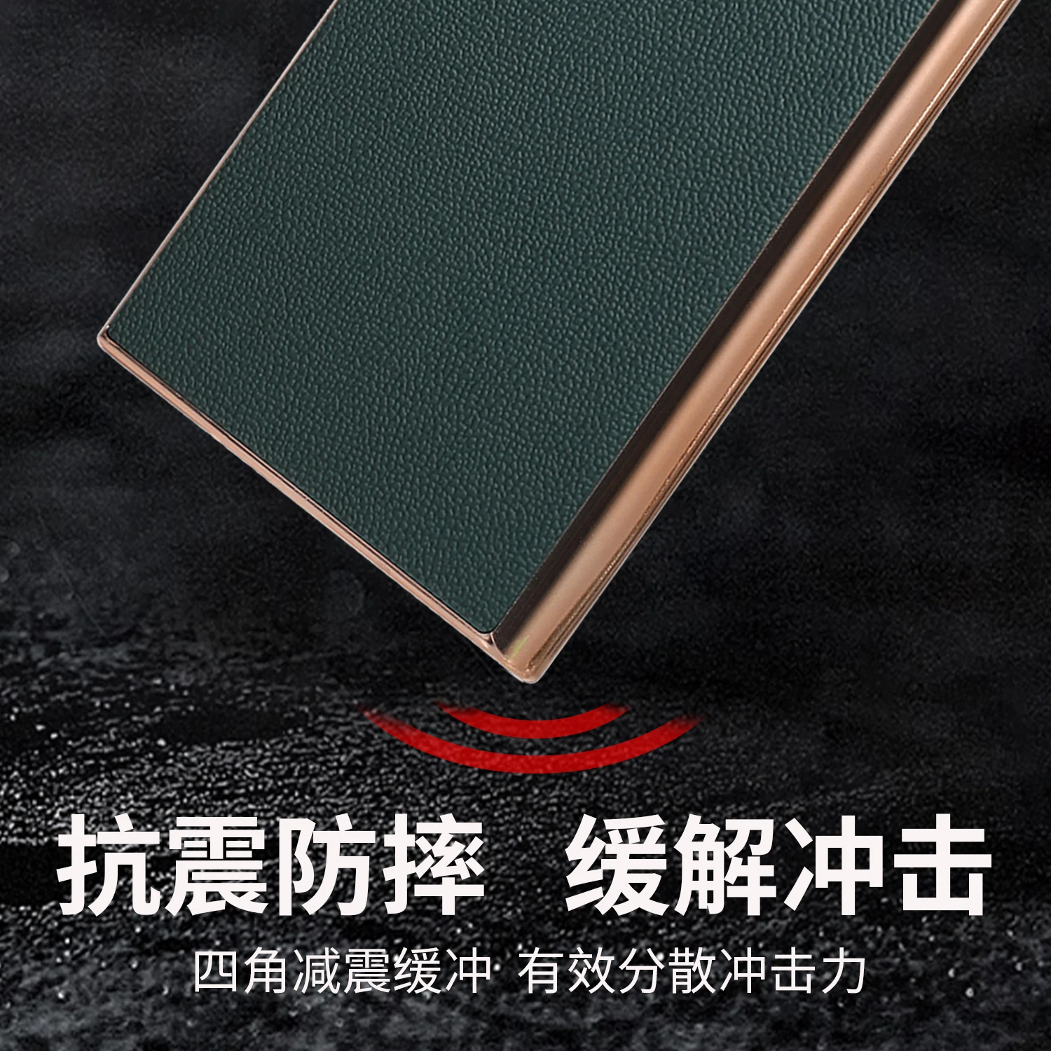 Retro Genuine Cowhide Leather Phone Case for Samsung Galaxy S23 Ultra Business Litchi Pattern Glossy Frame Armor Back Cover