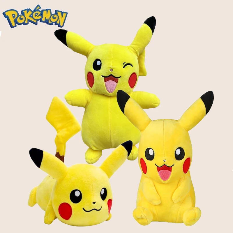 

Anime Toys Pokemon Plush Pikachu Plush Stuffed Animal Toy Peluche Pokemon Doll Gift for Kids