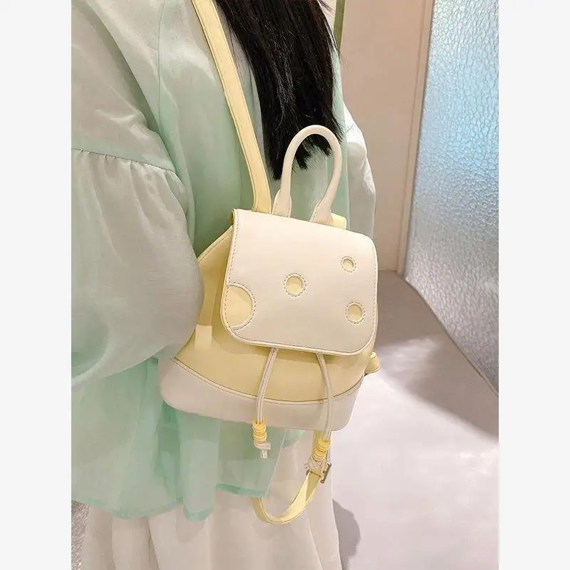 

Niche cheese ccd camera bag backpack women's 2024 new cute micro-single Polaroid storage backpack