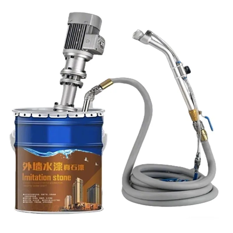 

Портативный распылитель краски для наружных стен с бесщеточным двигателем 2.8/3.0 кВт для нанесения на натуральный камень, шпаклевки, огнеупорных покрытий и строительных растворов