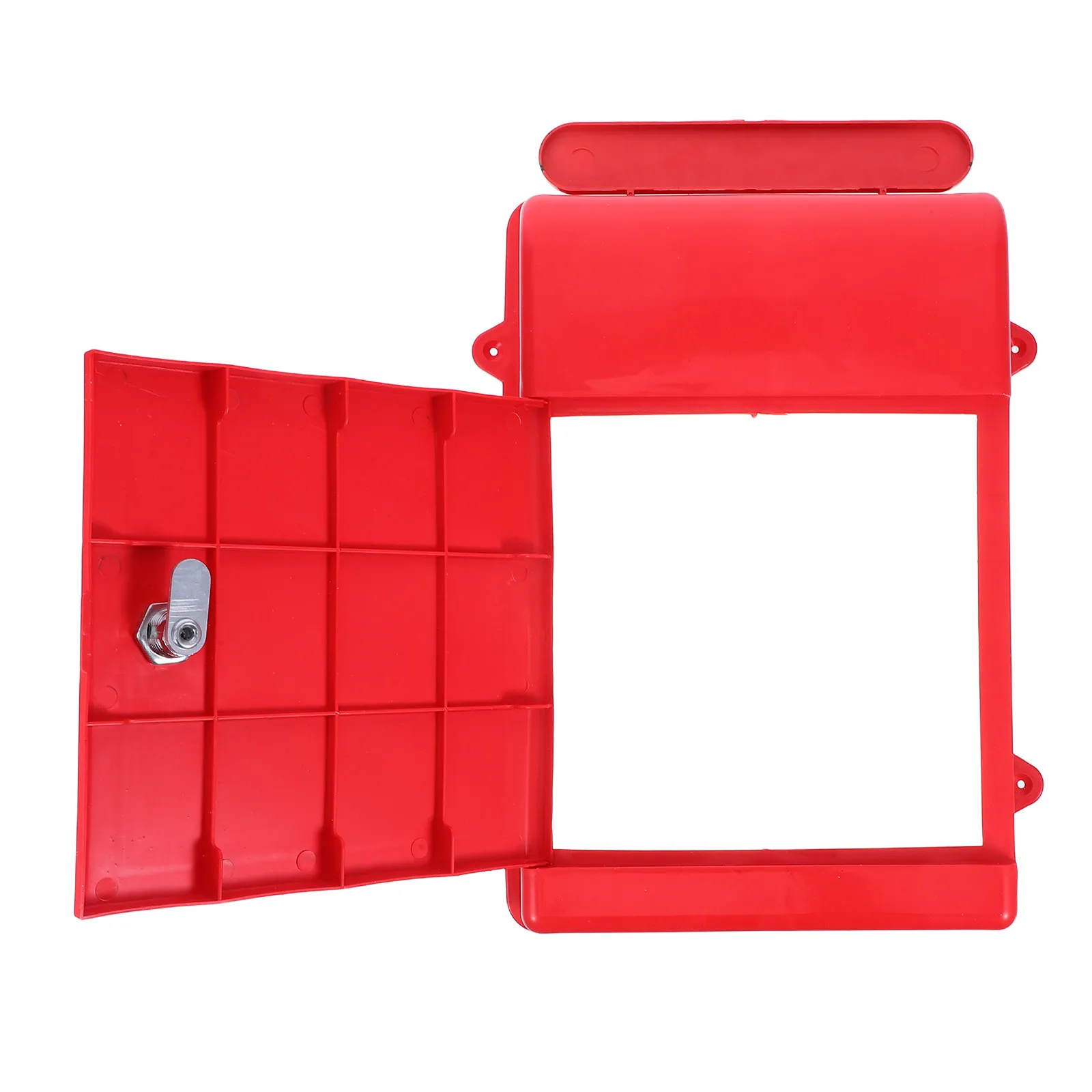 Lockable Wall Mounted Plastic Mailbox Secure Suggestion Donation Ballot Box Slot Charity Cards Money Voting Collection