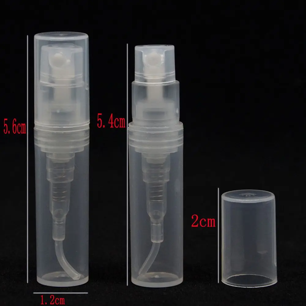 Protable Empty Plastic Cosmetics Bottle Sample Bottles Clear Spray Bottle Atomizer Bottles Refillable Bottles Perfume Bottle