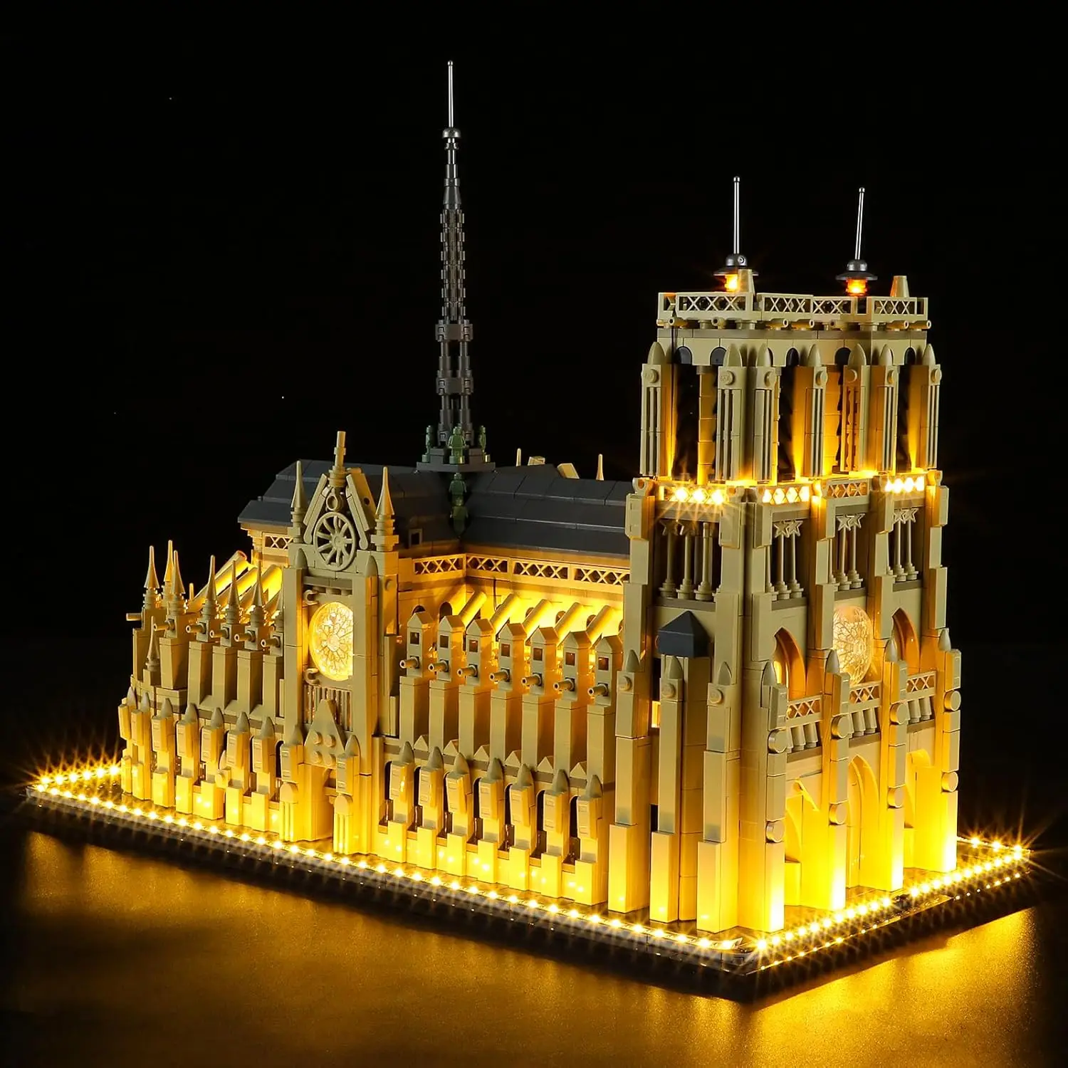 MAXCXT LED Light For LEGO 21061 Architecture Notre Dame Cathedral DIY Decorative Lamp (Not Include Lego Building Blocks Set ﻿）