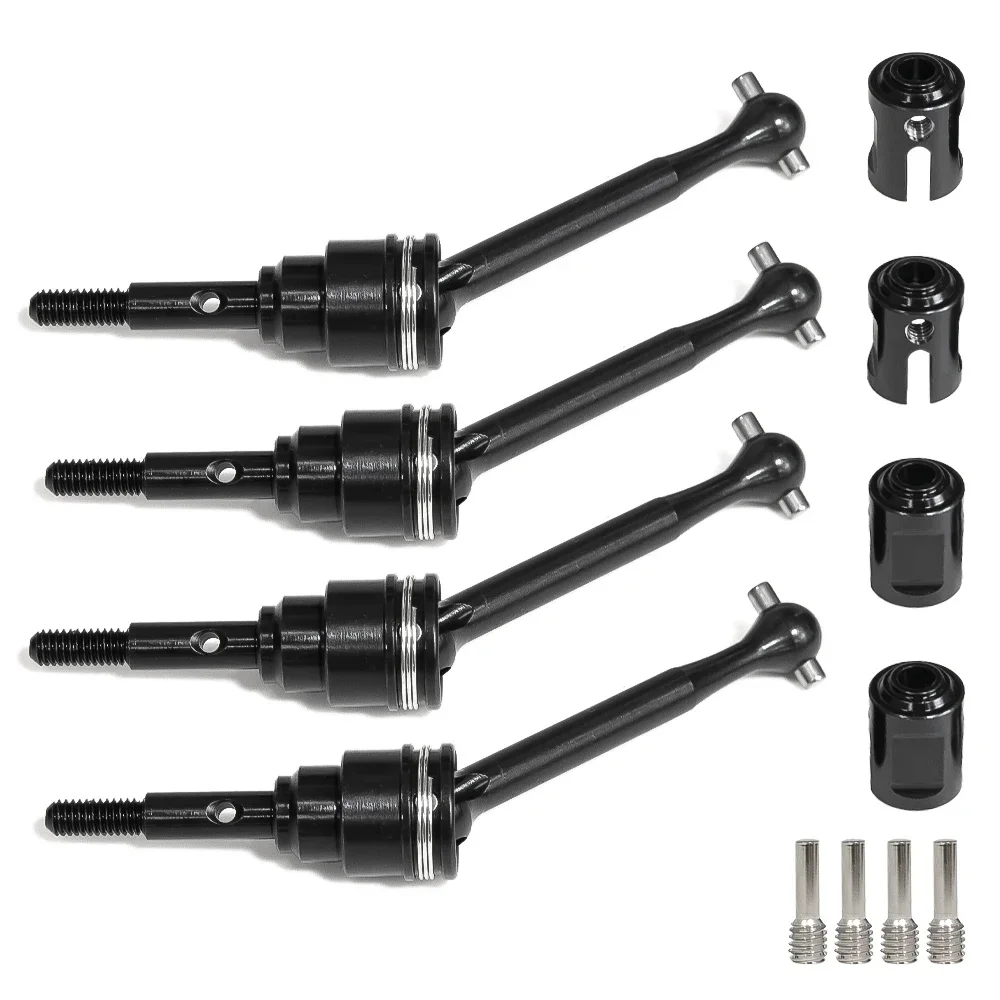 

4Pcs Stainless Steel CVD Drive Shafts 102MM Accessories for Trxs 1/16 Mini Maxx BL-2s 107154-1 RC Car Upgrade Parts