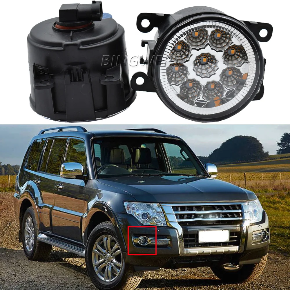Fog Light for Mitsubishi ASX L200 Pajero 4 Outlander Grandis 2003-2015 Halogen Fog Lamp Headlights