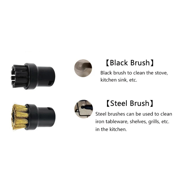 6 peças para karcher sc1 sc2 sc3 sc4 sc5 sc7 ctk10 ctk20 aspirador de pó portátil peças de reposição cabeça da escova bocal poderoso