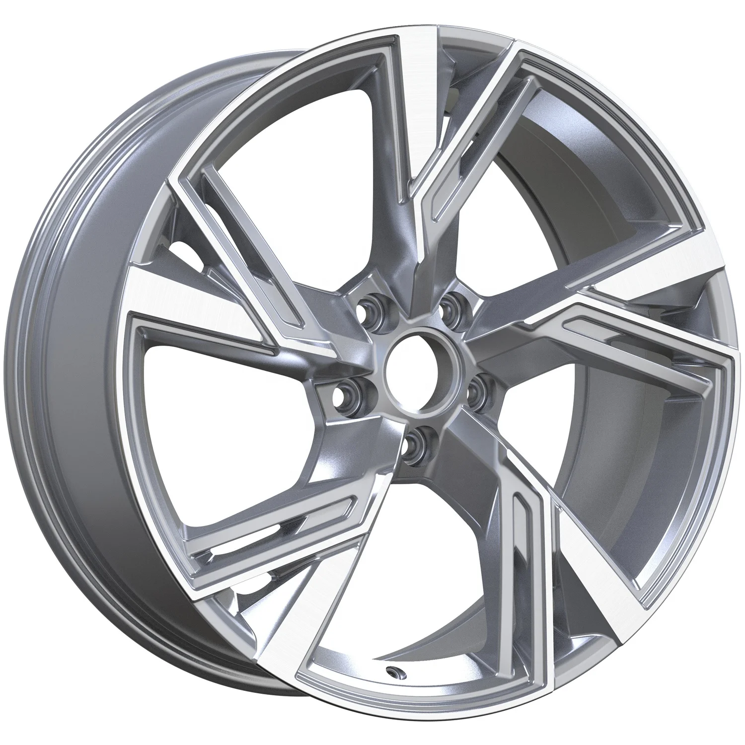 19x8.5J 5 Hole Aluminum Alloy Car Wheels, PCD 100-112mm ET30-45mm Universal Auto Rims