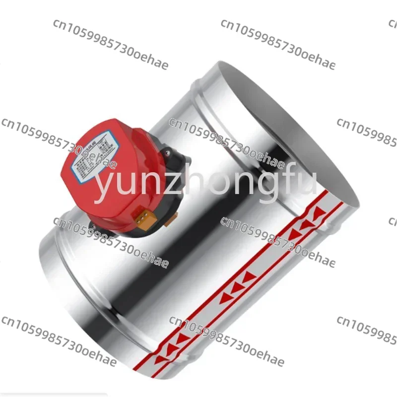 220V 24V 12V Stainless Steel Damper Electric Air Valve Motorized Check Valve for 3/4/5/6inch Pipe 80/100/125/150mm