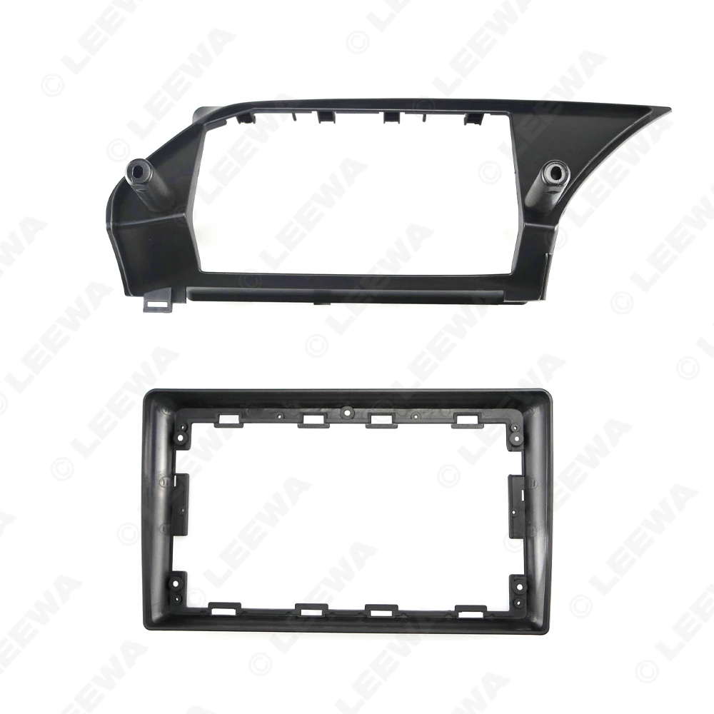 LEEWA Car Radio Stereo 2Din Fascia Frame for Mercedes-Benz GLK-Class (X204) (LHD,12-15) 9