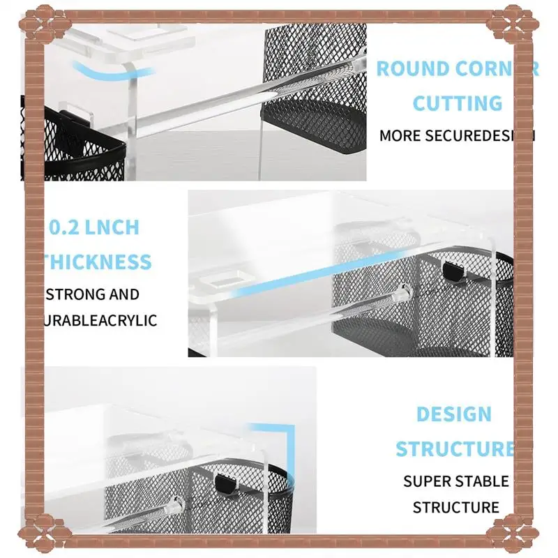 24-Hour Delivery Label Roll Holder For Rolls And Fanfold Labels,Acrylic Label Holder For Thermal Printer,For Desktop Label Print