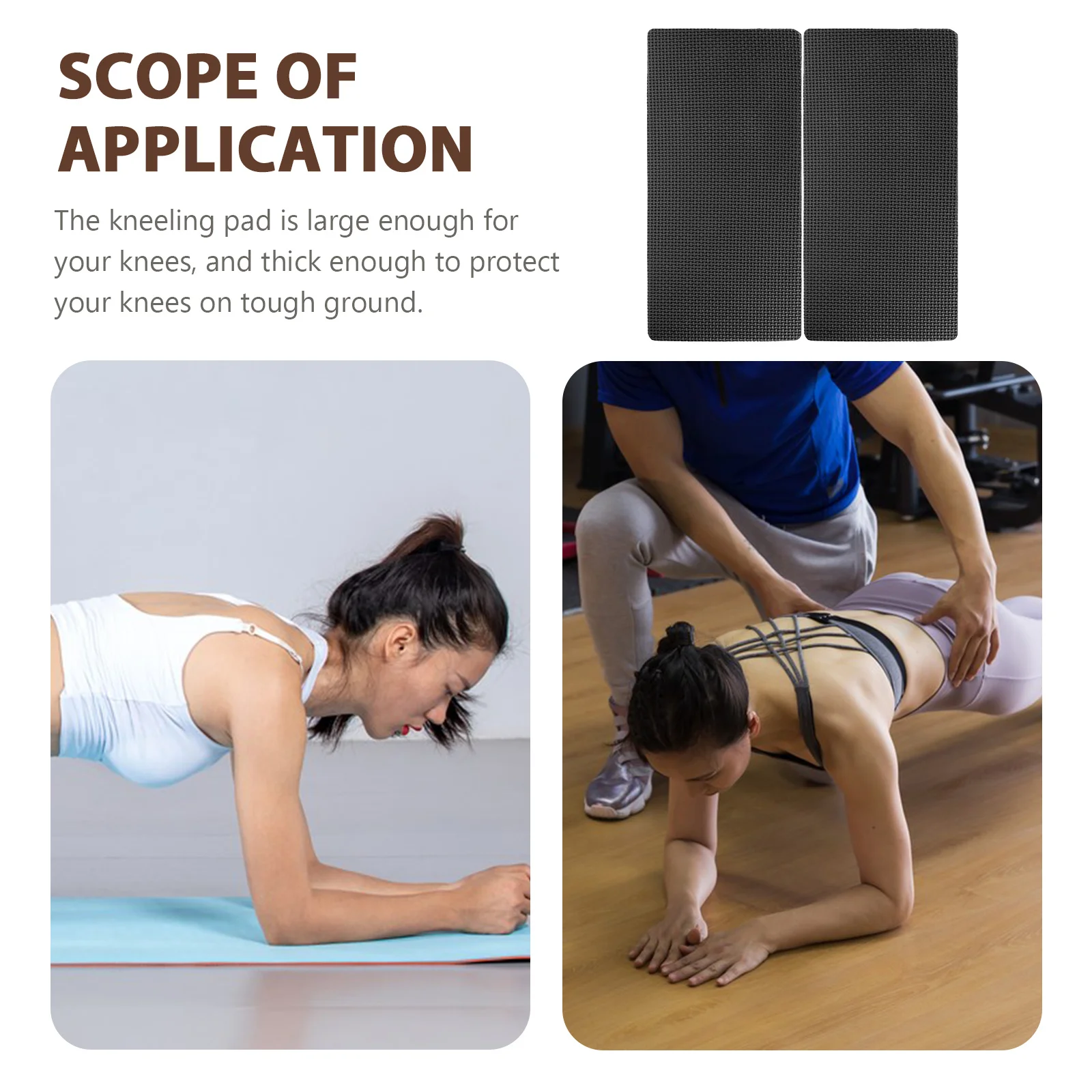 

2pcs Garden Kneeling Pad Eva Durable Comfortable Knee Protector For Gardening Floor Work Mat Kneeler Cushion Protective Knee Pad