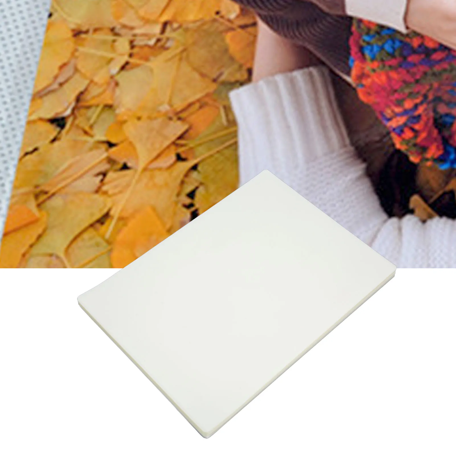 100pcs Clear Plastic Laminating Pouches Waterproof High Transparency Plastic Film Sheets Dustproof Protective Film