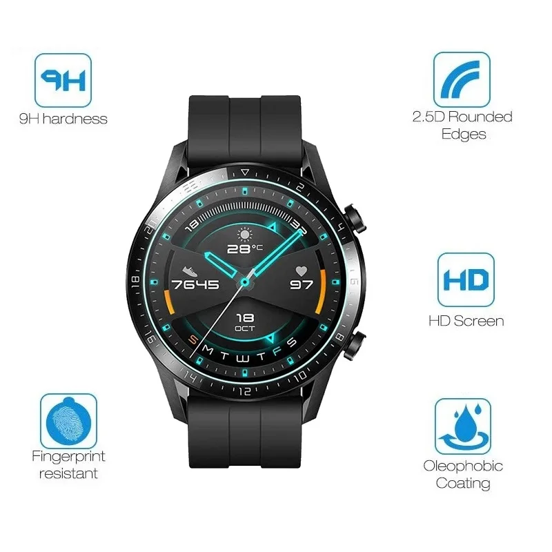 Smart Watch Glass Screen Protector Film for Watch 39MM 38MM 37MM 36MM 35MM 34MM 33MM 40MM 41MM 42MM 44MM 30MM-46MM Watch Film