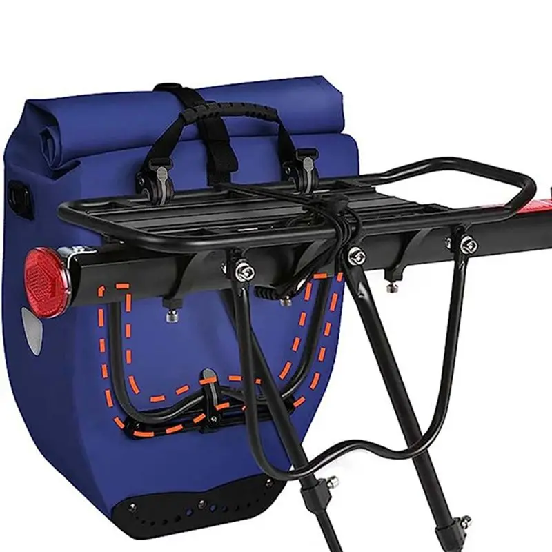 

Oct.350 Bicycle Rack Bicycle Luggage Cargo Rack Aluminum Alloy Shelf Bracket with Installation Tool