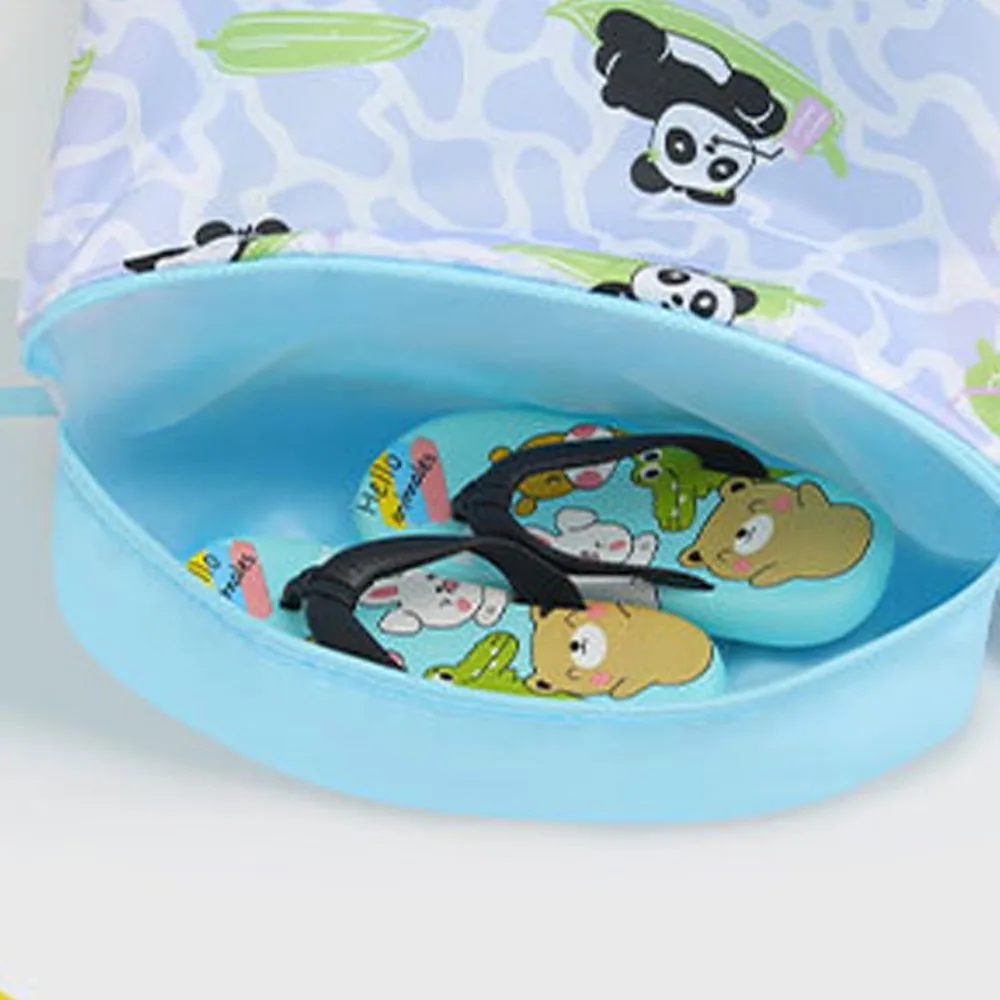 

Водонепроницаемая детская сумка для плавания с отделением для обуви, разделением на сухую и влажную зоны, пляжная сумка, мультяшная сумка-мешок на шнурке для хранения вещей