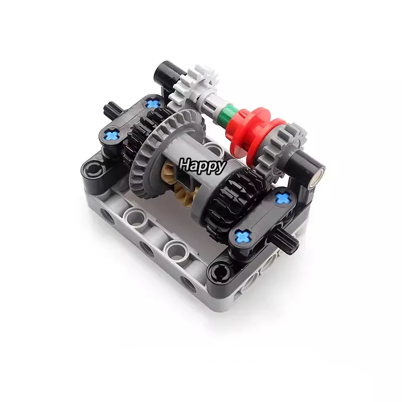 Nuovo arrivo MOC Parti tecniche Building Blocks Mattoni Kit ingranaggi differenziali Set differenziale con cornice tecnica Confezione fai da te