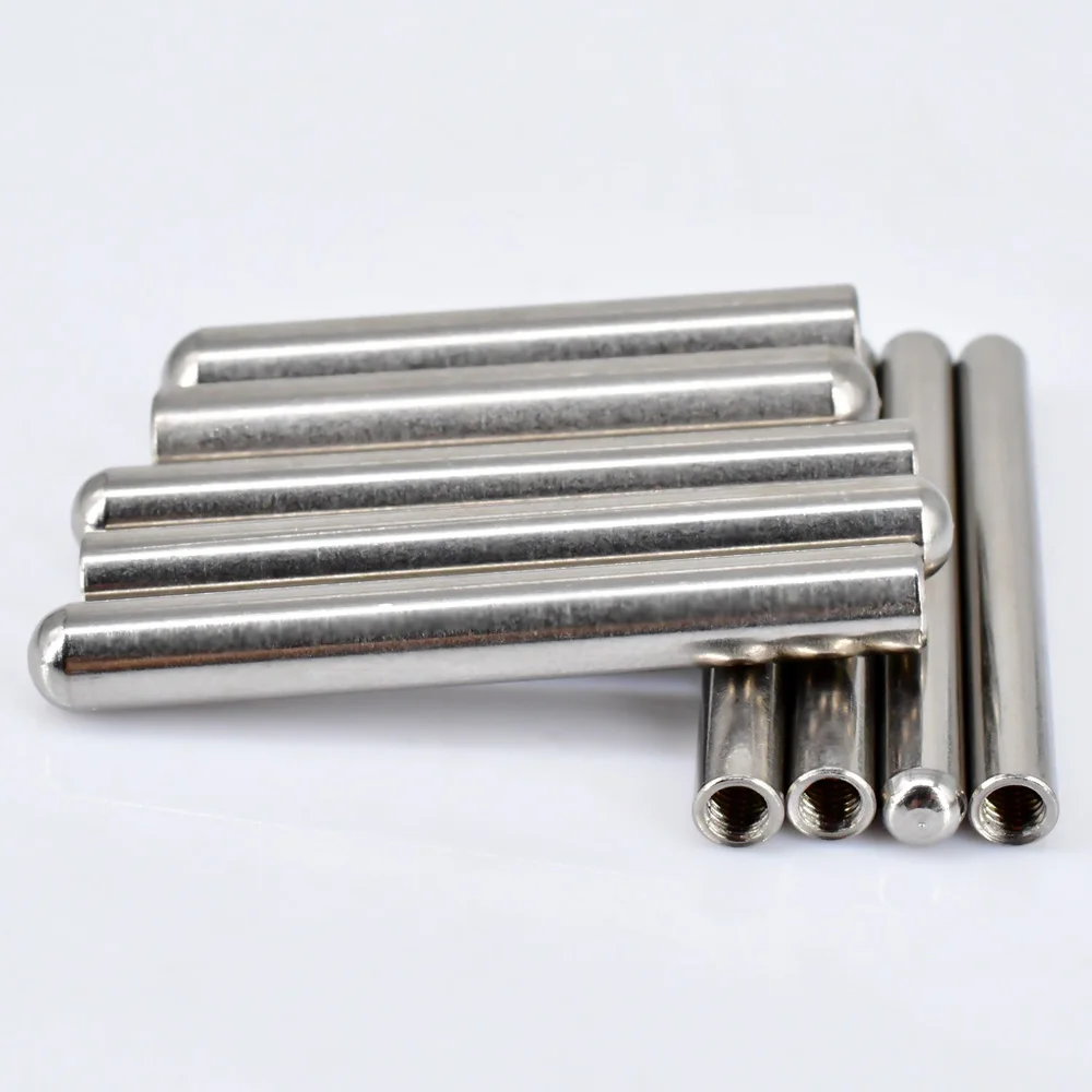 M3 M4 M5 M6 304 Stainless Steel Internal Thread Round Head Cylindrical Pin Internal Thread Perforated Positioning Fastener4-12OD