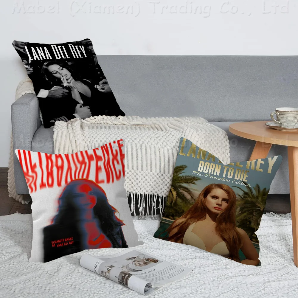 Lizzy Grant Lana Del Rey Cushion Cover Car Throw Pillow Case For Sofa Car Christmas Gift 40x40cm 45x45cm