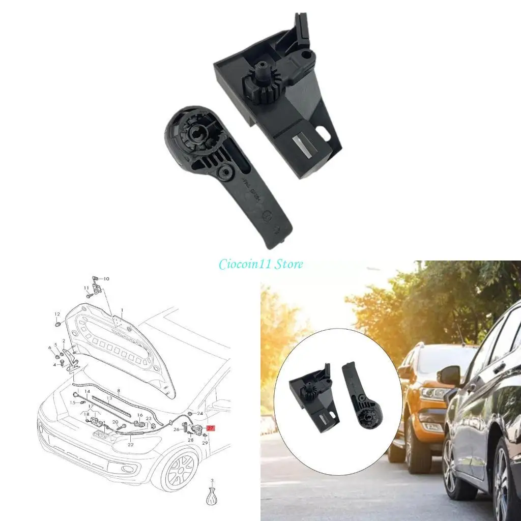 

Y1UB Bonnet Handle and Bracket 1J1823533C 1KD823633A Hood Release Grip Handle For Golf