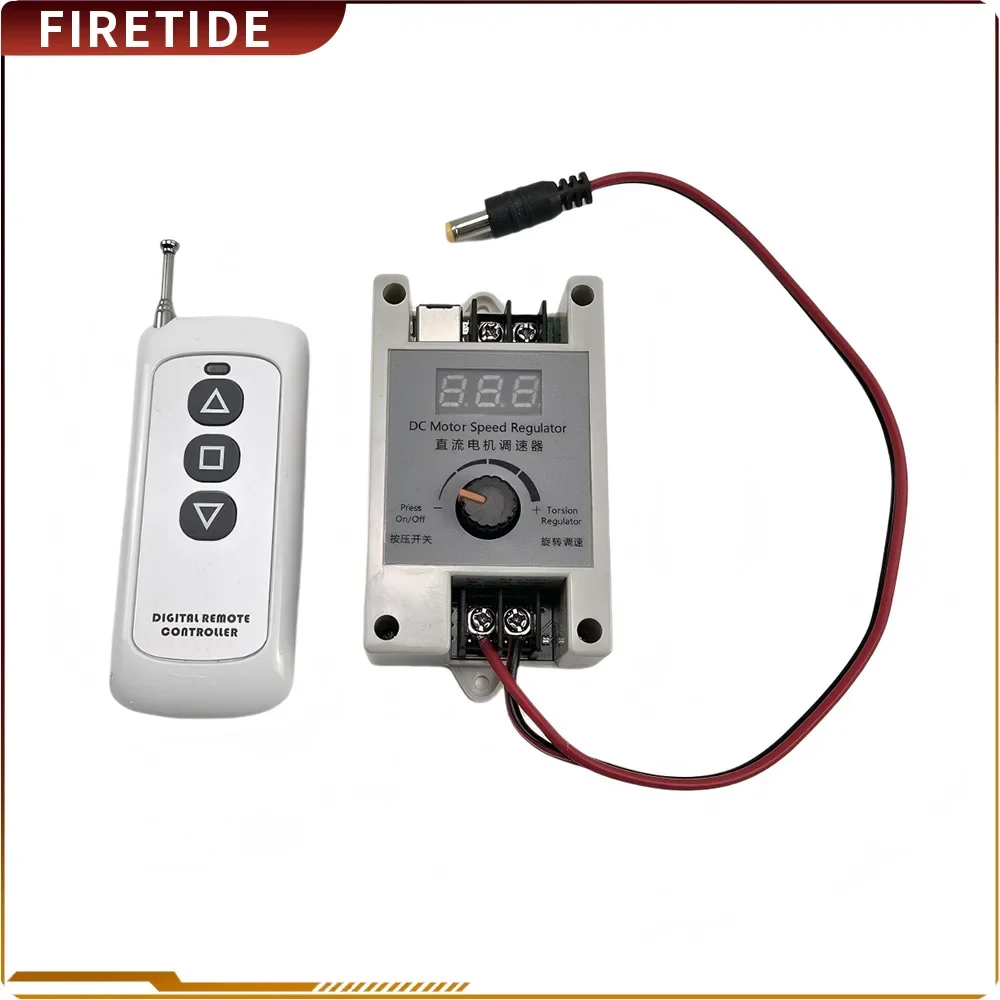 DC Brushed Motor PWM Speed Control 433 Wireless Speed Controller Motor Speed Limiter LED Wireless Dimmer