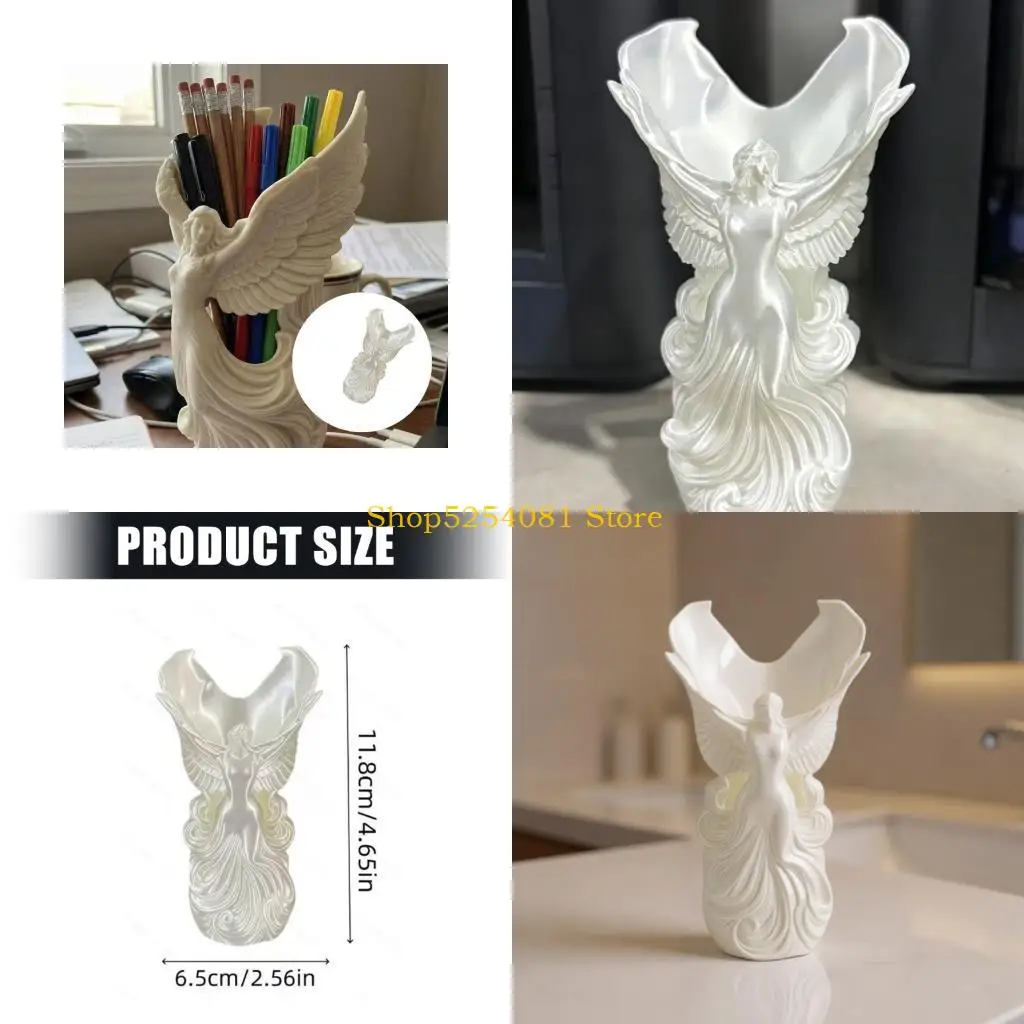 AXYC Angel Wing Storage Cylinder For Home Or Offices Decorative Pencil Cup Organiser